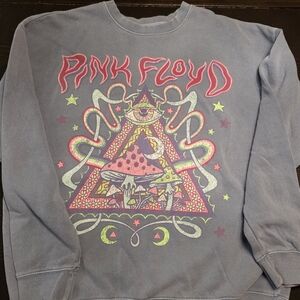 Pink Floyd Blue Cotton Blend Shirt